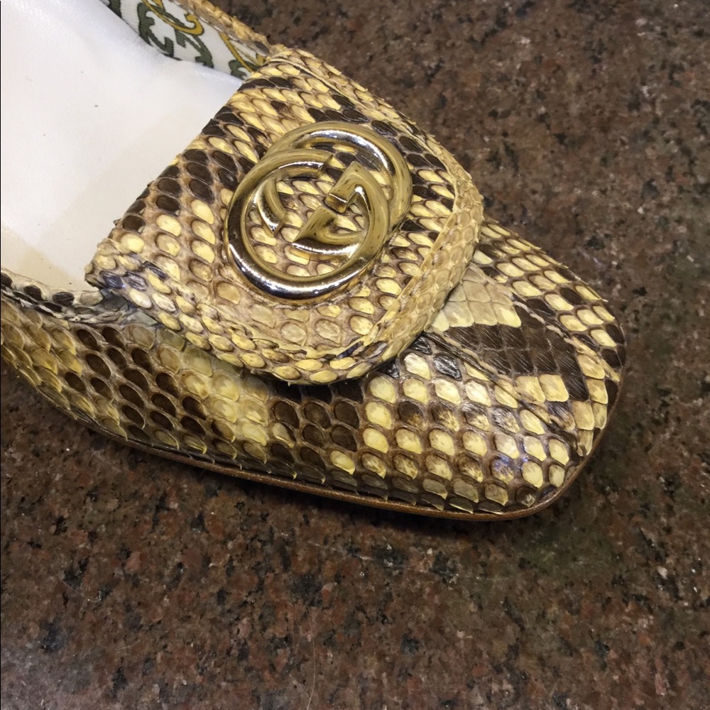 Gucci Python Pumps Size 8b - image 3
